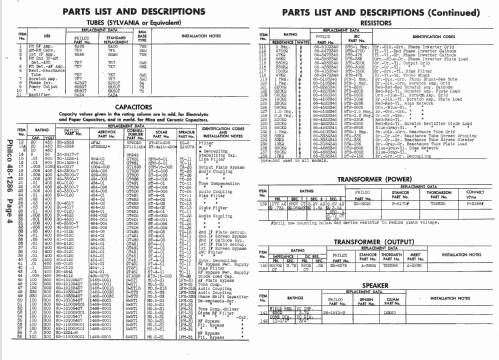 48-1286 ; Philco, Philadelphia (ID = 1437649) Radio