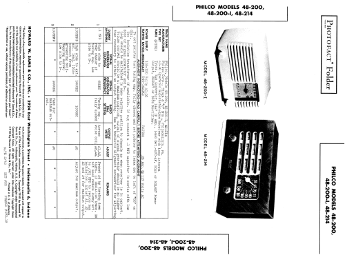 48-214 ; Philco, Philadelphia (ID = 946538) Radio