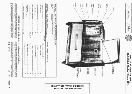 48-2500 ; Philco, Philadelphia (ID = 1611044) Television