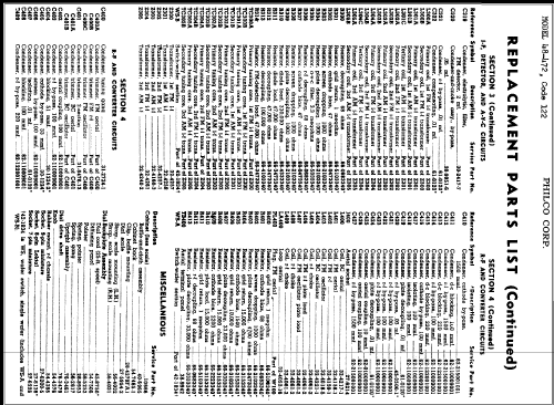 48-472 Code 122; Philco, Philadelphia (ID = 354271) Radio