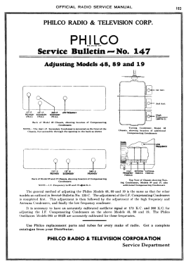 48B ; Philco, Philadelphia (ID = 2897695) Radio