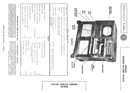 49-1175 Code 121; Philco, Philadelphia (ID = 1365458) TV Radio