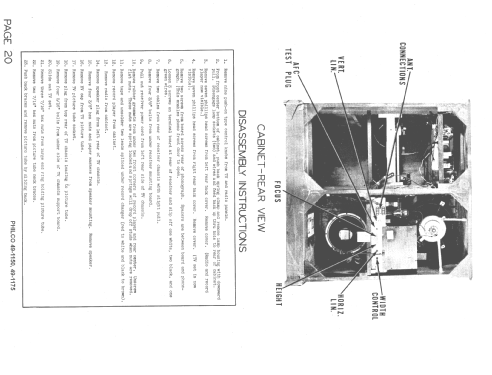 49-1175 Code 121; Philco, Philadelphia (ID = 1365476) TV Radio