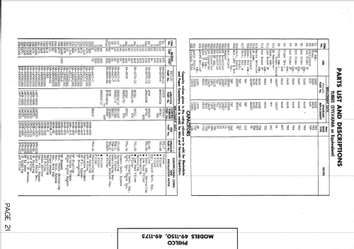 49-1175 Code 121; Philco, Philadelphia (ID = 1365477) TV Radio