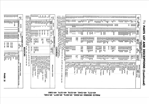 49-1280 Code 121; Philco, Philadelphia (ID = 1802193) TV Radio