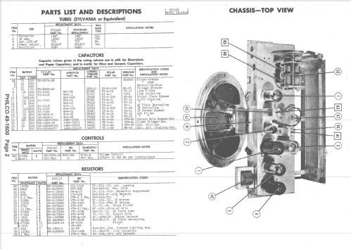 49-1600 ; Philco, Philadelphia (ID = 1429194) Radio