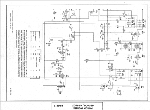 49-1607 Radio Philco, Philadelphia Stg. Batt. Co.; USA, build 1949 ...