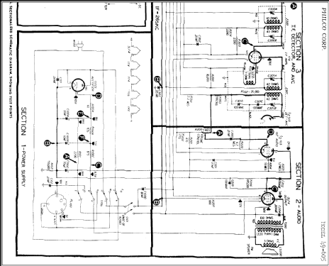 49-605 ; Philco, Philadelphia (ID = 299967) Radio