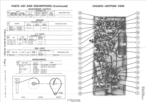 49-900E ; Philco, Philadelphia (ID = 1422990) Radio