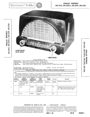 50-522I Transitone; Philco, Philadelphia (ID = 2903882) Radio