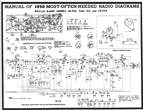 50-926 Code 121; Philco, Philadelphia (ID = 113170) Radio