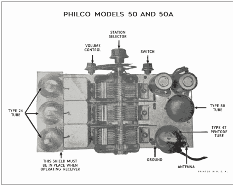 50 Baby Grand; Philco, Philadelphia (ID = 3038559) Radio