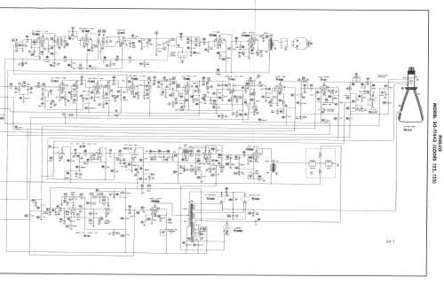 50-T1443 Code 122; Philco, Philadelphia (ID = 1666359) Television