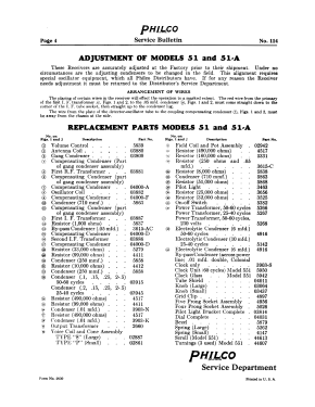 51 Console; Philco, Philadelphia (ID = 2914406) Radio