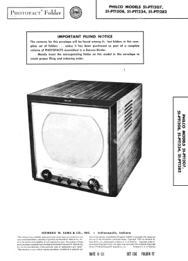 51-PT1208 ; Philco, Philadelphia (ID = 2934848) Television