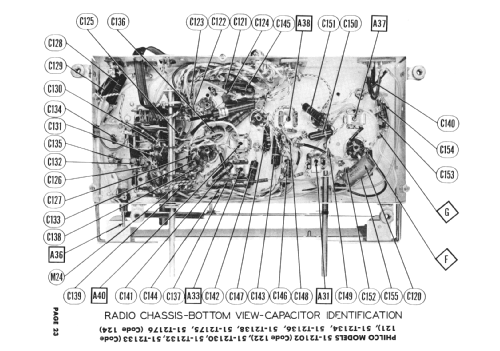 51-T2102 Code 122; Philco, Philadelphia (ID = 1990019) Television