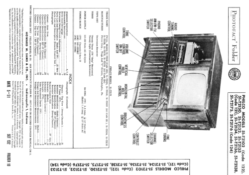 51-T2132 Code 121; Philco, Philadelphia (ID = 1997439) Television