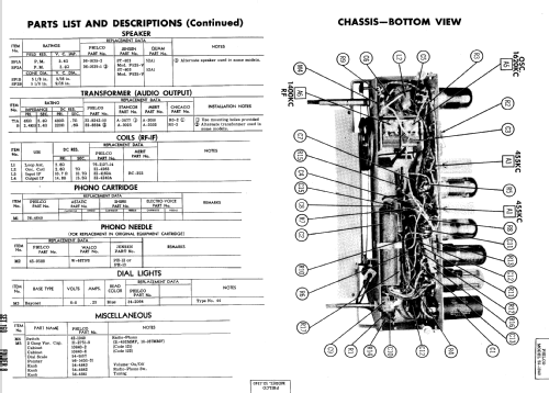 52-1340 Codes 121 and 122; Philco, Philadelphia (ID = 525060) Radio