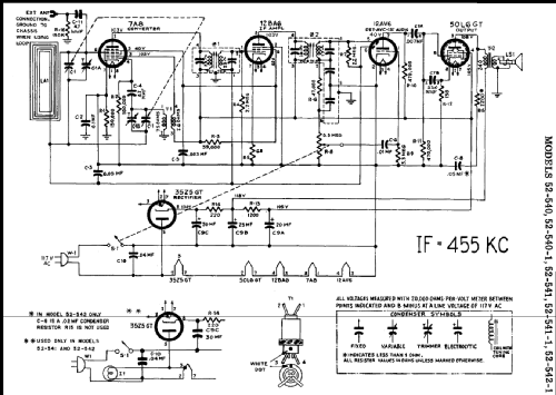 52-541-I Code 122; Philco, Philadelphia (ID = 213388) Radio