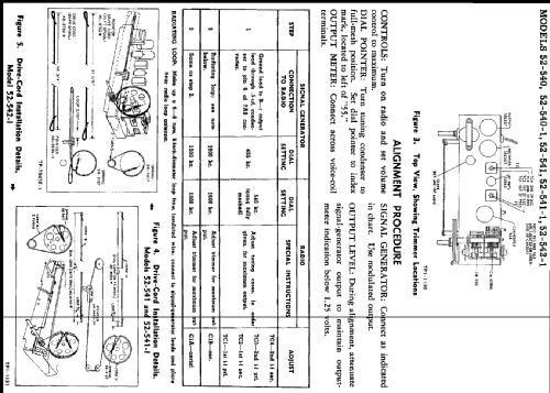 52-541-I Code 122; Philco, Philadelphia (ID = 213389) Radio