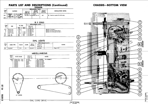 52-541-M Code 122; Philco, Philadelphia (ID = 525073) Radio