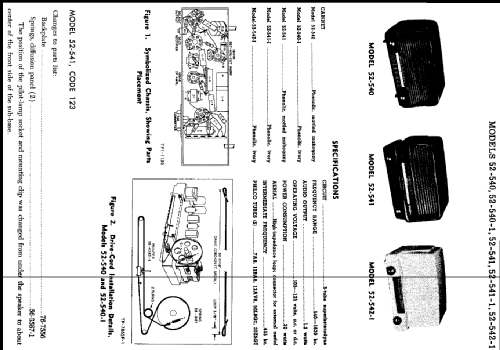 52-542-M Code 123; Philco, Philadelphia (ID = 213390) Radio