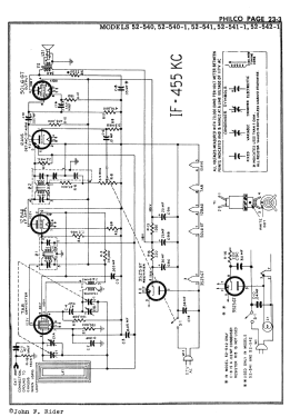 52-542-I Code 123; Philco, Philadelphia (ID = 2891073) Radio