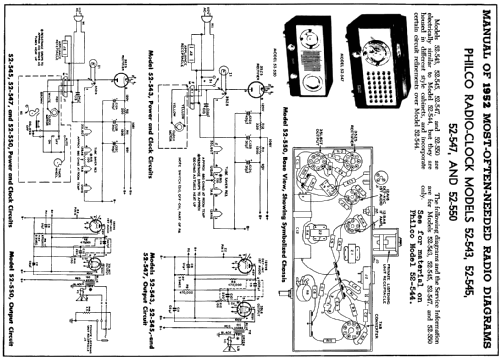 52-543 ; Philco, Philadelphia (ID = 148086) Radio