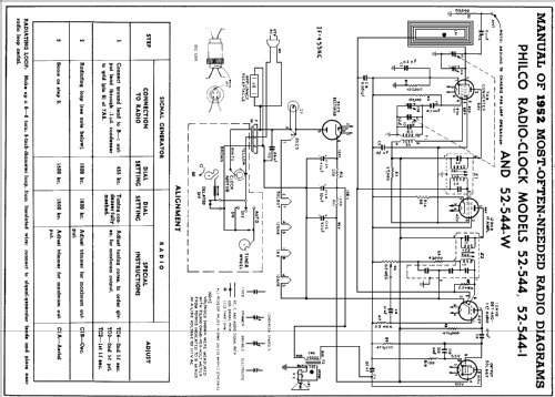 52-544 ; Philco, Philadelphia (ID = 148062) Radio