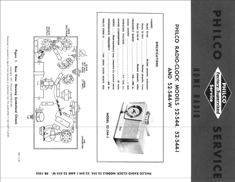 52-544-I ; Philco, Philadelphia (ID = 955869) Radio