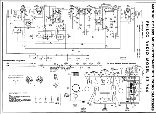 52-944 ; Philco, Philadelphia (ID = 148131) Radio