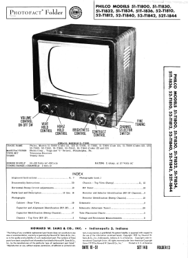 52-T1810 ; Philco, Philadelphia (ID = 2965981) Television