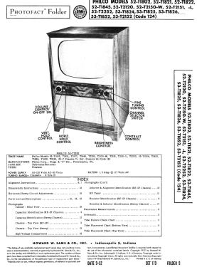 52-T1821 R-F Chassis 71, Def.Chassis G1 ; Philco, Philadelphia (ID = 3091344) Television