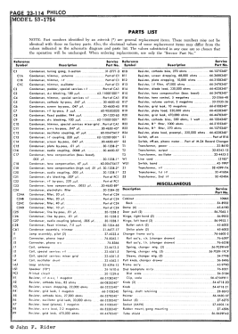 53-1754 ; Philco, Philadelphia (ID = 2891874) Radio