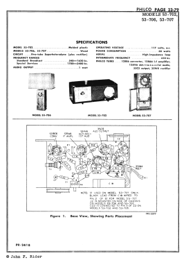 Transitone Special Services 53-702 Code 121; Philco, Philadelphia (ID = 2891833) Radio