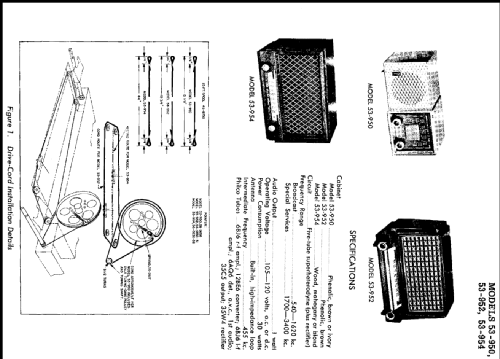 B950 53-950 Code 121; Philco, Philadelphia (ID = 213970) Radio