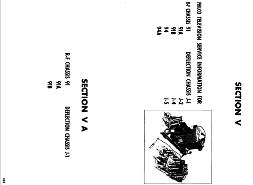 53-T2266RL Ch= 91R, J-1R; Philco, Philadelphia (ID = 1686349) Television