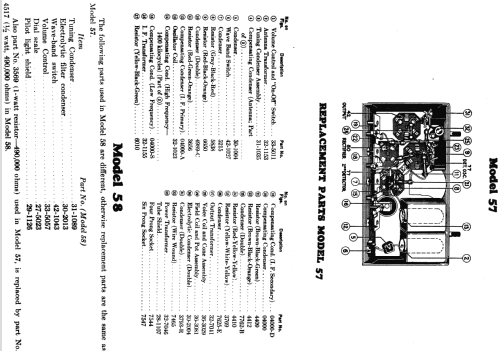 58C ; Philco, Philadelphia (ID = 492205) Radio