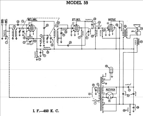 59S ; Philco, Philadelphia (ID = 536433) Radio