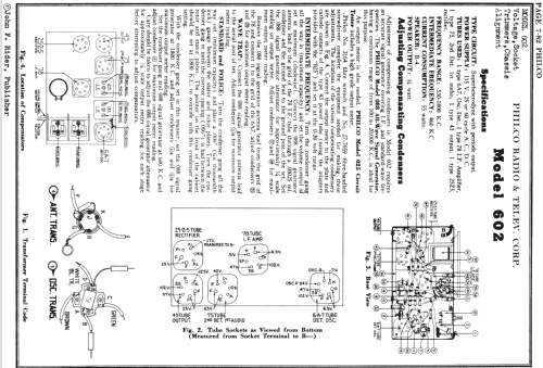 602C ; Philco, Philadelphia (ID = 535268) Radio