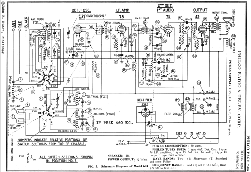 604C Radio Philco, Philadelphia Stg. Batt. Co.; USA, build |Radiomuseum.org