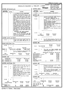 623B ; Philco, Philadelphia (ID = 2864427) Radio