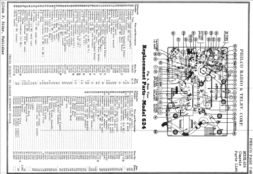 624B Farm Radio; Philco, Philadelphia (ID = 536422) Radio