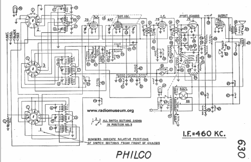 630CSX ; Philco, Philadelphia (ID = 22605) Radio