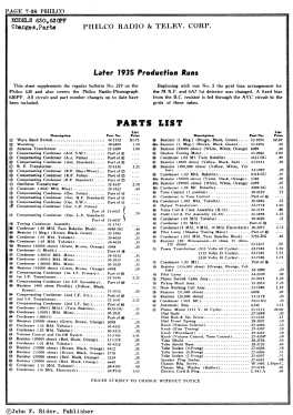 630X ; Philco, Philadelphia (ID = 2863087) Radio