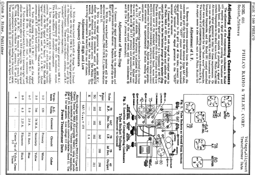 635B ; Philco, Philadelphia (ID = 534770) Radio