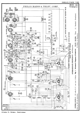 641B ; Philco, Philadelphia (ID = 2863449) Radio