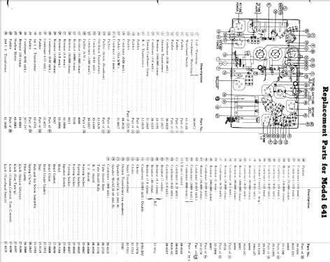 641B ; Philco, Philadelphia (ID = 536138) Radio