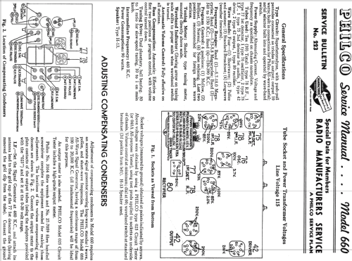 660X ; Philco, Philadelphia (ID = 536118) Radio