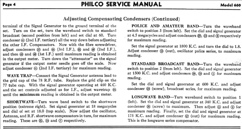 660X ; Philco, Philadelphia (ID = 536119) Radio